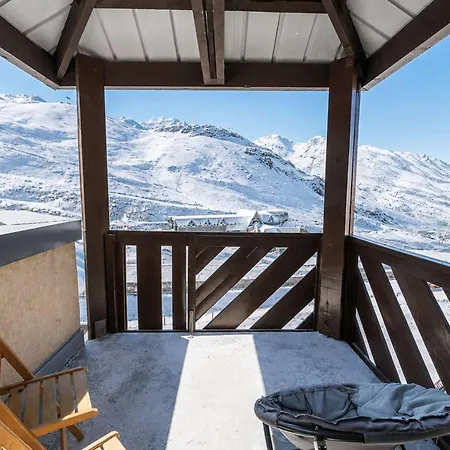 Rénové, 4 Pers, 28m², Accès Direct Pistes, Balcon Et équipements Modernes - Fr-1-545-37 Apartamento *